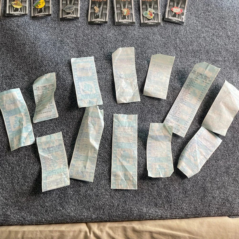 Disney Countdown to the Millennium 101 Pin‎ Complete set W Orig Receipts & Bags